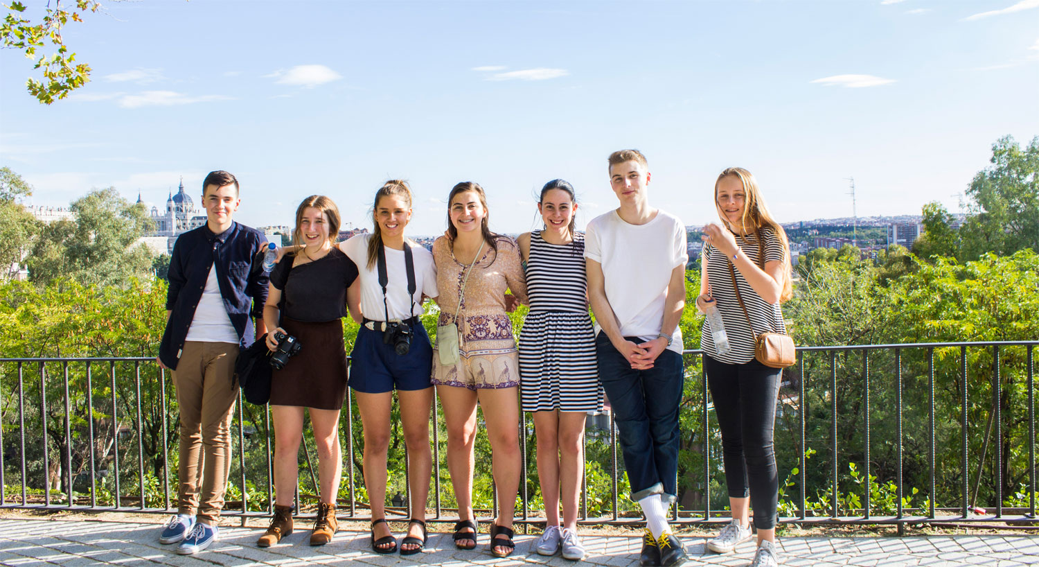 Estudiantes extranjero en casa. Madrid